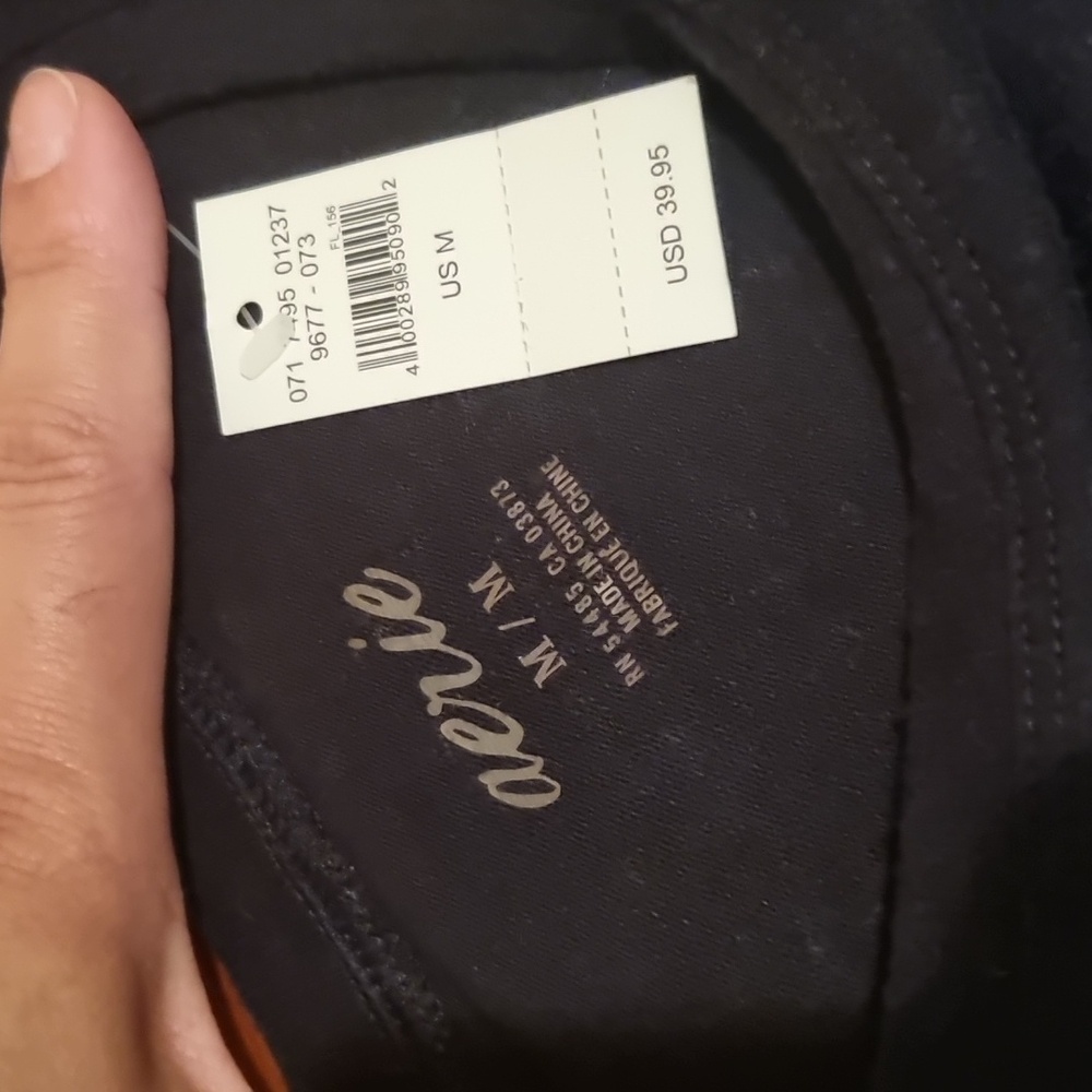 AERIE Front Tie Dress Black Size Medium - Picture 6 of 11